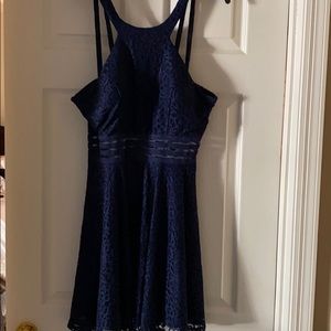 City Studio | Blue Lace Dress